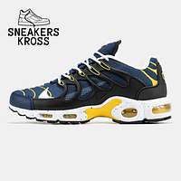 Чоловічі кросівки Nike Air Max TN Terrascape Blue Yellow, Демісезонні кросівки Найк Аір Макс ТН