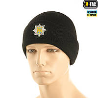 M-Tac шапка Полиция тонкая вязка 100% акрил Black L/XL