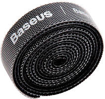 Органайзер для кабелів Baseus Colourful Circle Velcro strap 3m Black