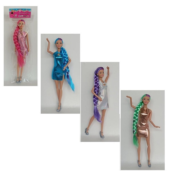 Шарнірна лялька 29 см з яскравим волоссям JMX41, фото 1