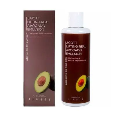 Емульсія-ліфтинг з екстрактом авокадо JIGOTT Lifting Real Avocado Emulsion 300 ml