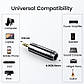 Перехідник 6.35мм-3.5мм UGREEN HIFI Audio mini-jack 3.5mm Male to jack 6.35mm Female. Black, фото 7