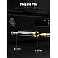 Перехідник 6.35мм-3.5мм UGREEN HIFI Audio mini-jack 3.5mm Male to jack 6.35mm Female. Black, фото 5