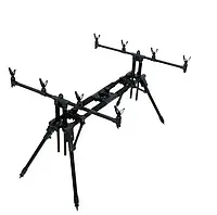 Род под Touglon Fishing SBY2 Transformer Black на 4 удилища Carp Rod Pod алюминиевый