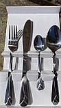 Набір столового приладдя 24 пр. з неіржавкої сталі Kamille KM-5238R, фото 4