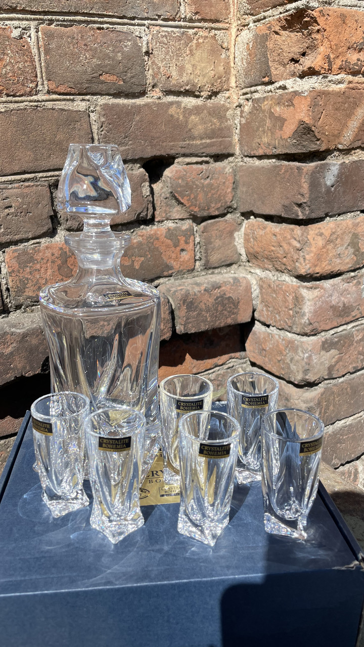 Набір для горілки\лікеру Bohemia Quadro 7 предметів 169613, фото 1