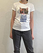 Футболка жіноча якість 100% коттон виробництво Туреччина S-M-L-XL