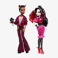 Набор кукол Монстер Хай Дракулаура и Клод Вульф День Святого Валентина Monster High Collector Draculaura and