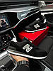 Чоловічі кросівки New Balance 574 Black White Gray Reflectiv (Чорні) Взуття Нью Беланс 574 натуральна замша демісезон, фото 9