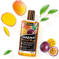 Съедобное массажное масло с разогревающим эффектом с ароматом микса манго с маракуя JOY Division WARMup 150 мл