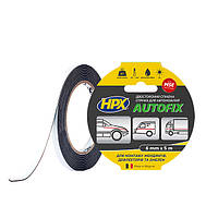 Двухсторонняя лента HPX AUTOFIX MSE, 6мм x 5м, черная