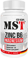 Цинк Магний В6 MST Zinc Magnesium B6 120 капсул