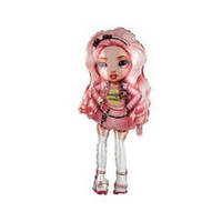 Фольгована кулька міні-фігура "Белла Паркер" рожева Flexmetal 17х36см (1шт.)