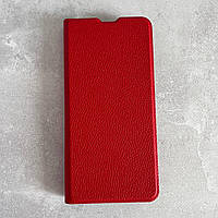 Кожаный чехол книжка для Samsung A33 красный/ чехол на самсунг а33