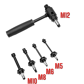 Різьбовий заклепочник гвинтового типу UPTOOL серії S УКРАЇНСЬКЕ ВИРОБНИЦТВО М5 М6 М8 М10 М12