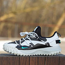 Зимові Чоловічі Кросівки Nike ACG Mounth Low White Black / Найк АCГ Моунт Низькі Білі з Чорним, фото 4