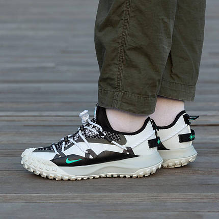 Зимові Чоловічі Кросівки Nike ACG Mounth Low White Black / Найк АCГ Моунт Низькі Білі з Чорним, фото 1