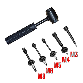 Різьбовий заклепочник гвинтового типу UPTOOL серії S УКРАЇНСЬКЕ ВИРОБНИЦТВО М3 М4 М5 М6 М8