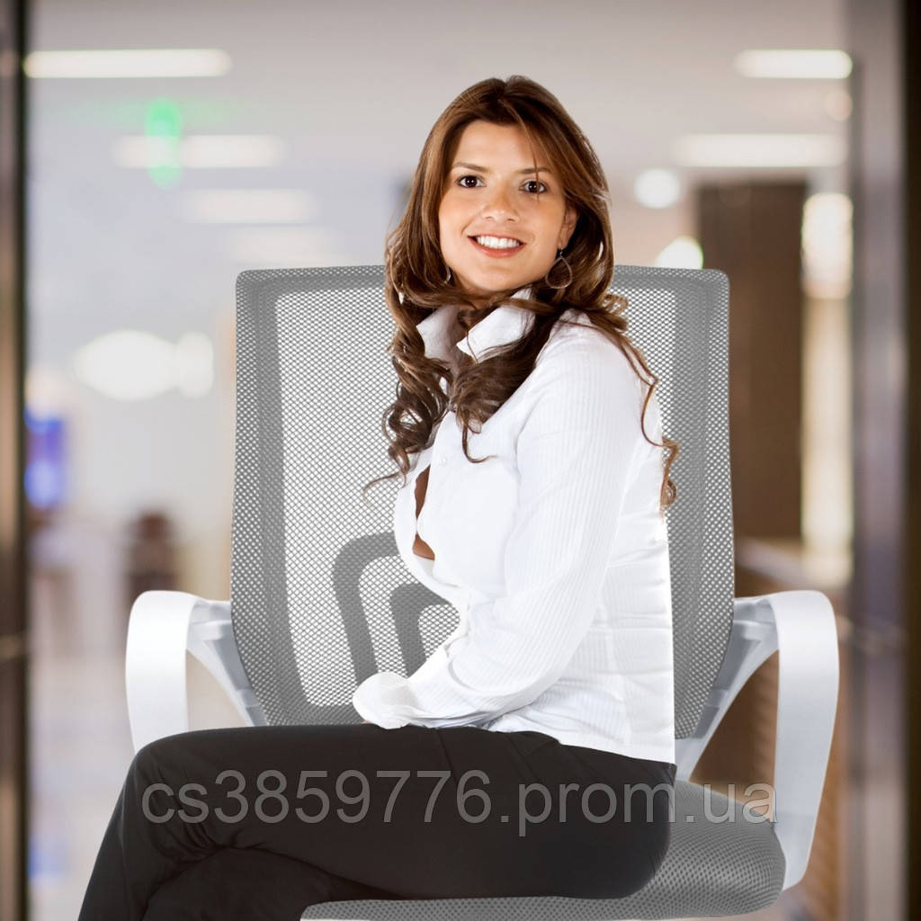 Современное офисное кресло Jumi Grey (100005) Компьютерное кресло для кабинета HBB - фото 10 - id-p2174559303