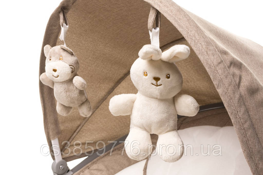 Убаюкивающий центр электрический 4baby ROCK'N Relax XXIII Camel с пультом и игрушками HBB - фото 10 - id-p2174559362