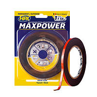 Двухсторонняя лента HPX MAXPOWER OUTDOOR, 6мм х 5м, черная