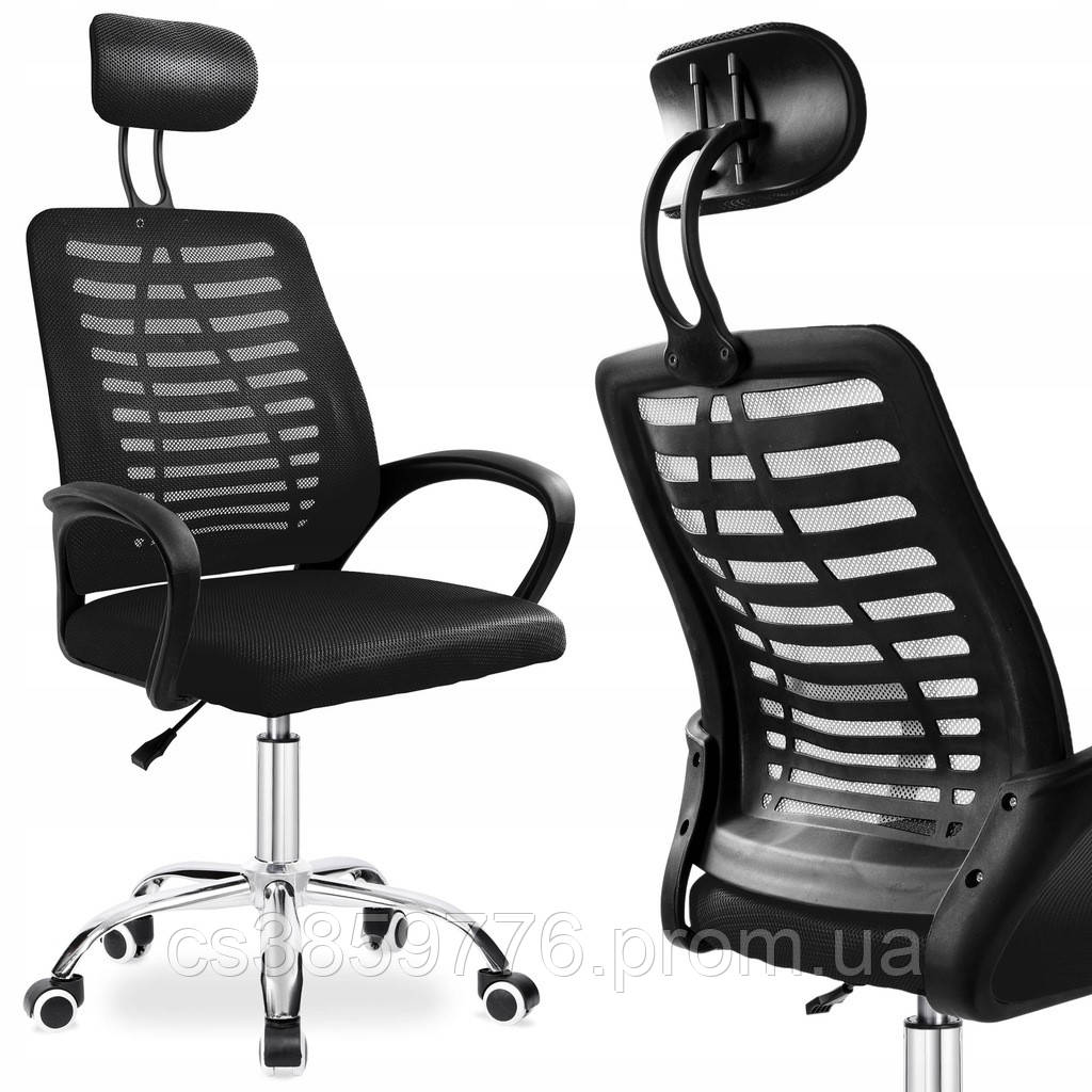 Современное офисное кресло MORTEN Black Компьютерное кресло для кабинета HBB - фото 1 - id-p2174559413
