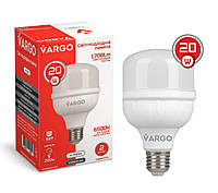 LED лампа VARGO 20W E27 6500K 80*136мм 220V (V-111894)