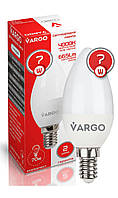 LED лампа VARGO C37 7W E27 665lm 4000K (V-110525)