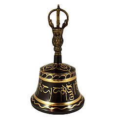 Тибетський повітропроникний дзвін Діаметр 10,5 см Висота 18,5 см — співаючі дзвони чаші