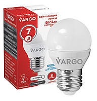 LED лампа VARGO G45 7W E27 665lm 6000K (V-117969)