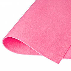 Фетр твердий 1,2 мм, 20х30 см, № 11 рожевий (Корея)
