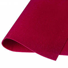Фетр твердий 1,2 мм, 20х30 см, № 14 темно-червоний (Корея)