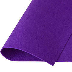 Фетр твердий 1,2 мм, 20х30 см, № 17 фіолетовий (Корея)