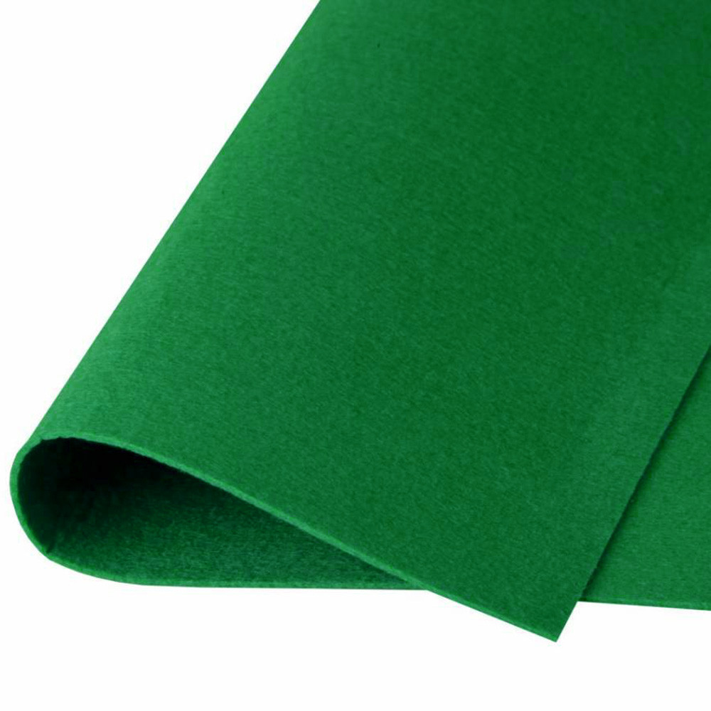 Фетр твердий 1,2 мм, 20х30 см, № 19 зелений (Корея)
