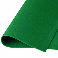 Фетр твердий 1,2 мм, 20х30 см, № 19 зелений (Корея)