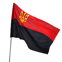Флаг УПА с трезубом, габардин 90 х 135 см (BK3032)