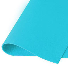 Фетр твердий 1,2 мм, 20х30 см, №25 лазурний (Корея)