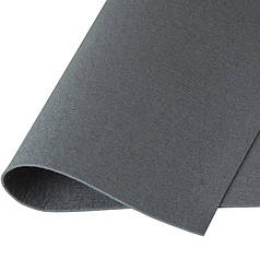 Фетр твердий 1,2 мм, 20х30 см, №34 сірий (Корея)