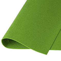 Фетр твердий 1,2 мм, 20х30 см №41 трав'яний (Корея)