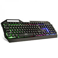 Проводная игровая клавиатура XO KB-01 Metal USB RGB 1.5 м Черный KV, код: 8062287