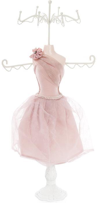 Бижутерница подставка для украшений Розовое платье 17.5х12.5х40.5 см подвеска Bona DP42471 PZ, код: 7426725 - фото 1 - id-p2174569234