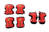 Защита 3 в 1 Ferrari FAP3 Для роликов и скейтов L Красный PZ, код: 2493713