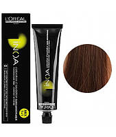Фарба без аміаку L'Oreal Inoa 6.45 темне блондин мідне червоне дерево 60 мл