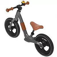 Детский беговел-велосипед Skiddou Poul Grey, Беговел для малышей без педалей HBB
