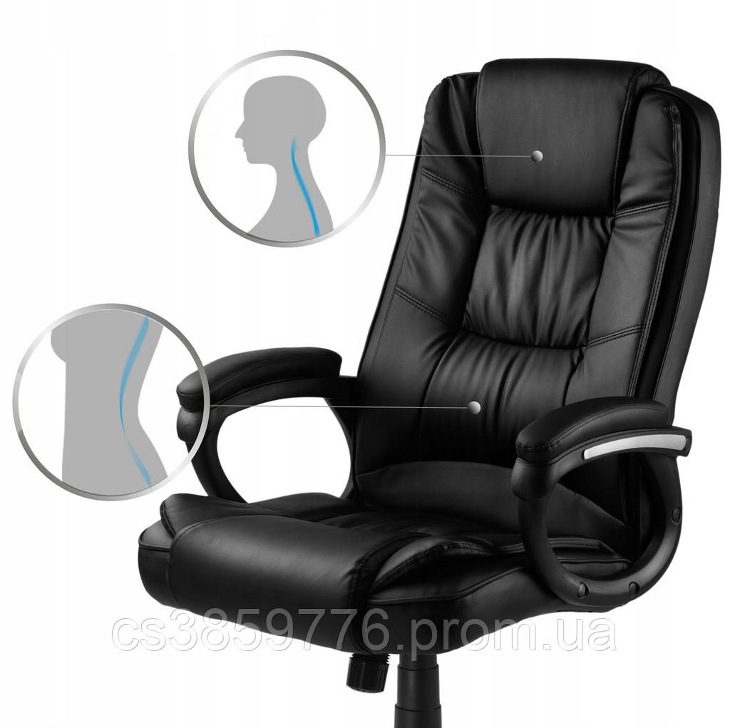 Современное офисное кресло Sofotel Porto 2435 Black Компьютерное кресло для кабинета HBB - фото 7 - id-p2174560313