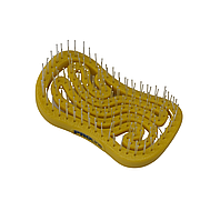 Продувна масажна щітка для волосся без ручки Proline, жовта (5474-G4-YEL)