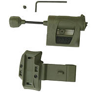 Тактичний ліхтарик на шолом з кріпленням MPLS CHARGE CR123A Olive