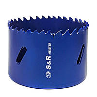 Біметалічна кільцева пила S&R Meister 60 мм по стали нержавіючою сталі дерево гіпсокартону
