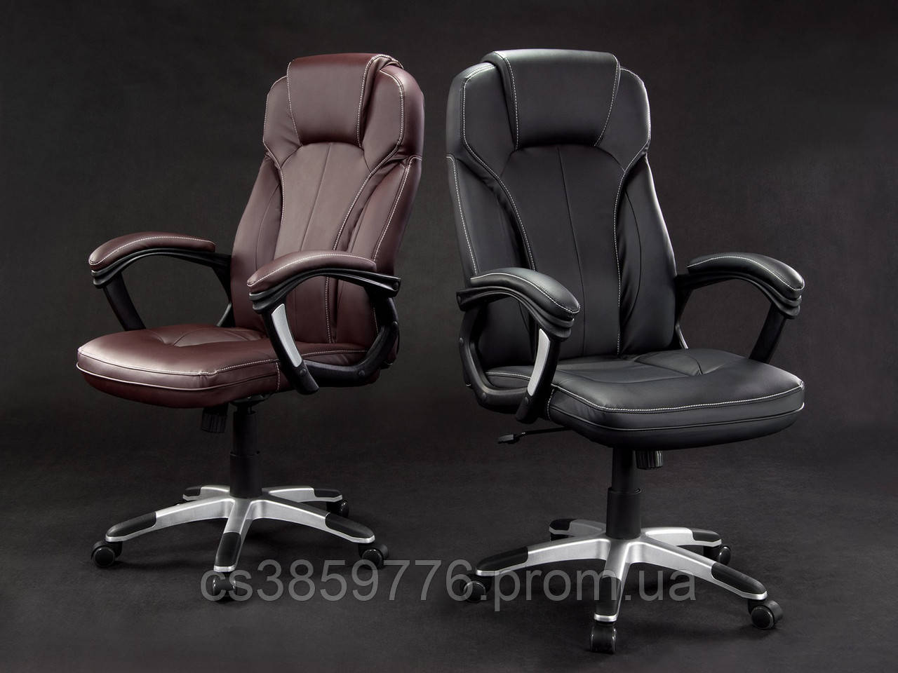 Современное офисное кресло Sofotel EG-222 Brown Компьютерное кресло для кабинета HBB - фото 8 - id-p2174561214