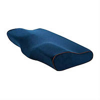 Ортопедична подушка для сну з ефектом пам'яті Memory Foam. Наволочка вельветова.